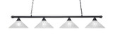 Oxford 4 Light Small Island Chandelier by Toltec 374-16112576 - 374-16112576