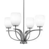 Cavella 4 Light Medium Chandelier by Toltec 3904-64