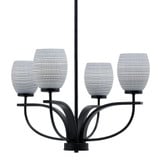 Cavella 4 Light Medium Chandelier by Toltec 3904-MB-4022 - 3904-MB-4022