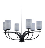 Cavella 6 Light Large Chandelier by Toltec 3906-MB-4062 - 3906-MB-4062