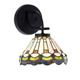 Cavella 1 Light Wall Sconce 9.75 Inch Tall by Toltec - 3911-MB-9395