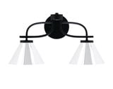 Cavella 2 Light Vanity Light 18.5 Inch Length by Toltec - 3912-MB-302
