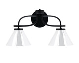 Cavella 2 Light Vanity Light 18.5 Inch Length by Toltec - 3912-MB-302
