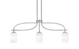 Cavella 3 Light Island Pendant 35.75 Inch Length by Toltec - 3936-4069