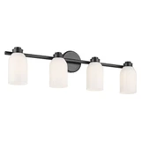 Shae 4 Light Bath Vanity 9 Inch Tall and 32 Inch Wide by Kichler - 55203