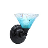 Any 1 Light Crystal Glass Wall Sconce 9.25 Inch Tall by Toltec - 40--925-