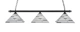 Square 3 Light Small Island Chandelier by Toltec 403-14117554 - 403-14117554