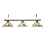 Square 3 Light Small Island Chandelier by Toltec 403-1411535