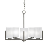 Atlas 5 Light Small Chandelier by Toltec 4505-GP-3001 - 4505-GP-3001