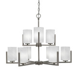 Atlas 9 Light Large Chandelier by Toltec 4509-GP-310 - 4509-GP-310