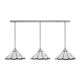 Any 3 Light Large Linear Pendant 55.5 Inch Length by Toltec - 48-16-95-555