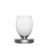 Luna 1 Light Table Lamp 7.5 Inches Tall and 5.5 Inches Wide by Toltec - 51-5575