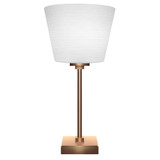 Luna 1 Light Table Lamp 19.25 Inches Tall and 10 Inches Wide by Toltec - 54-101925