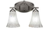 Zilo 2 Light Vanity Light 14.5 Inch Length by Toltec - 552--105-145