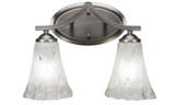Zilo 2 Light Vanity Light 14.5 Inch Length by Toltec - 552--105-145
