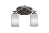Zilo 2 Light Vanity Light 13.25 Inch Length by Toltec - 552-1325-105