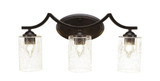 Zilo 3 Light Vanity Light 21 Inch Tall by Toltec - 553--10-21