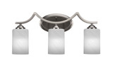 Zilo 3 Light Steel Vanity Light 21 Inch Length by Toltec - 553-21-105