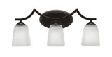 Zilo 3 Light Vanity Light 21.25 Inch Length by Toltec - 553--95-2125