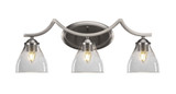 Zilo 3 Light Vanity Light 23 Inch Length by Toltec - 553-23-1075