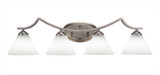 Zilo 4 Light Vanity Light 8.5 Inch Tall by Toltec - 554--85-3275