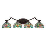 Zilo 4 Light Vanity Light 33.25 by Toltec - 554--8-3325