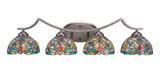 Zilo 4 Light Vanity Light 33.25 by Toltec - 554--8-3325