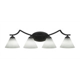 Zilo 4 Light Steel Vanity Light by Toltec - 554--10-3275