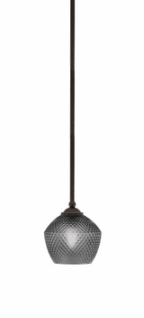 Zilo 1 Light Stem Hung Mini Pendant 6.5 Inch Tall and 6 Inch Wide by Toltec - 560-46-2
