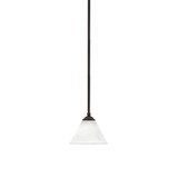 Zilo 1 Light Stem Hung Small Pendant 6 Inch Tall by Toltec - 560-MB-302