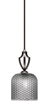 Zilo 1 Light Stem Hung Mini Pendant 16.75 Inch and 7.5 Inch Wide by Toltec - 561-49-1