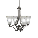 Zilo 4 Light Small Chandelier by Toltec 564-197516 - 564-197516