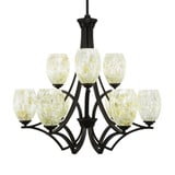 Zilo 9 Light Medium Chandelier by Toltec 569-262775 - 569-262775