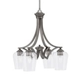 Zilo 4 Light Small Chandelier by Toltec 568-GP-210
