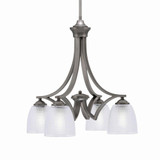 Zilo 4 Light Medium Chandelier by Toltec 568-DG-500