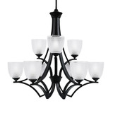 Zilo 9 Light Large Chandelier by Toltec 569-MB-500 - 569-MB-500