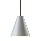 Radiance 1 Light Cone Pendant 9.75 Inch Tall by Justice Design - CER-6220