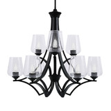 Zilo 9 Light Large Chandelier by Toltec 569-MB-210 - 569-MB-210