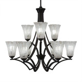 Zilo 9 Light Large Chandelier by Toltec 569-302775