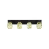 Apollo 4 Light Vanity Light 32.75 Inch Length by Toltec - 584--85-3275