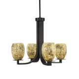 Apollo 4 Light Medium Chandelier by Toltec 574-22518 - 574-22518