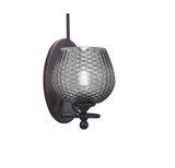 Capri 1 Light Wall Sconce 12.25 Inch Tall and 6 Inch Wide by Toltec - 591-46-0