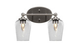 Capri 2 Light Vanity Light 16 Inch Length by Toltec - 5912-87516