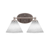 Capri 2 Light Vanity Light 15.75 Inch Length by Toltec - 5912-8251575