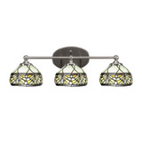 Capri 3 Light Vanity Light 23.75 Inch Length by Toltec - 5913-82375
