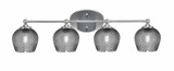 Capri 4 Light Bath Bar 9 Inch Tall and 31.5 Inch Length by Toltec - 5914-46-0