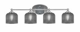 Capri 4 Light Bath Bar 9 Inch Tall and 31.5 Inch Length by Toltec - 5914-46-1