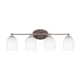 Capri 4 Light Vanity Light 30 Inch Wide by Toltec - 5914-30925