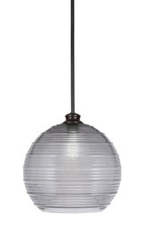 Malena 1 Light Stem Hung Medium Pendant by Toltec - 70-BN-5142