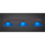 Square 3 Light Small Island Chandelier by Toltec 803-161025555 - 803-161025555